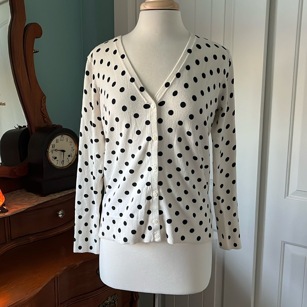 Marina XL polka dot sweater